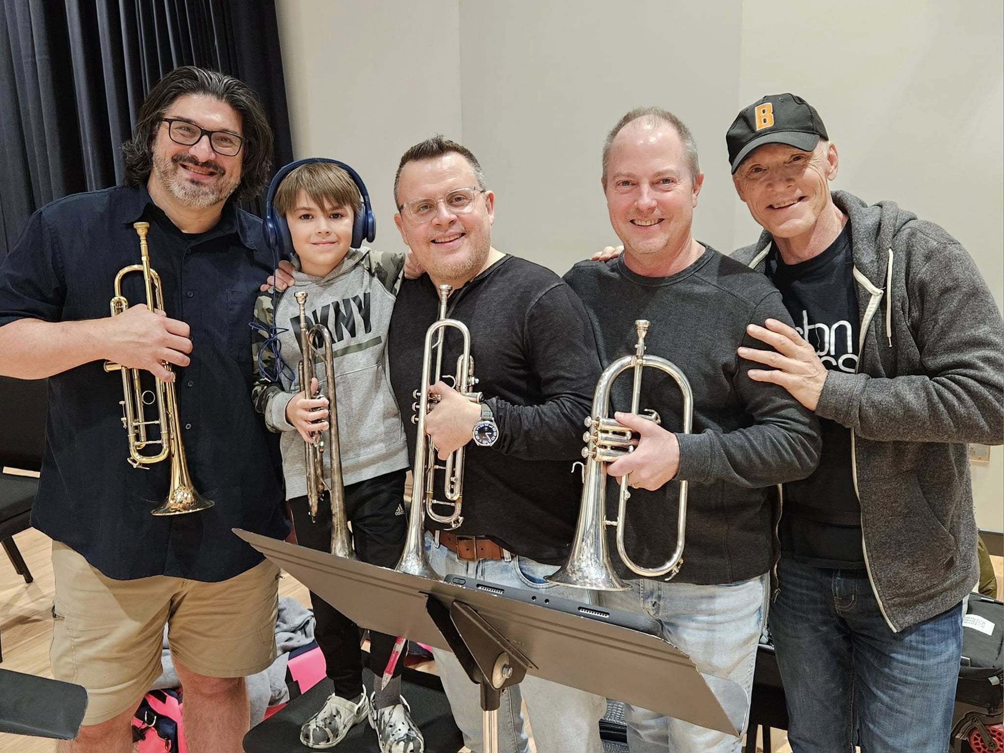 Joey Tartell, Orion Castellanos, Jose Sibaja, Jeff Luke and Tim Morrison