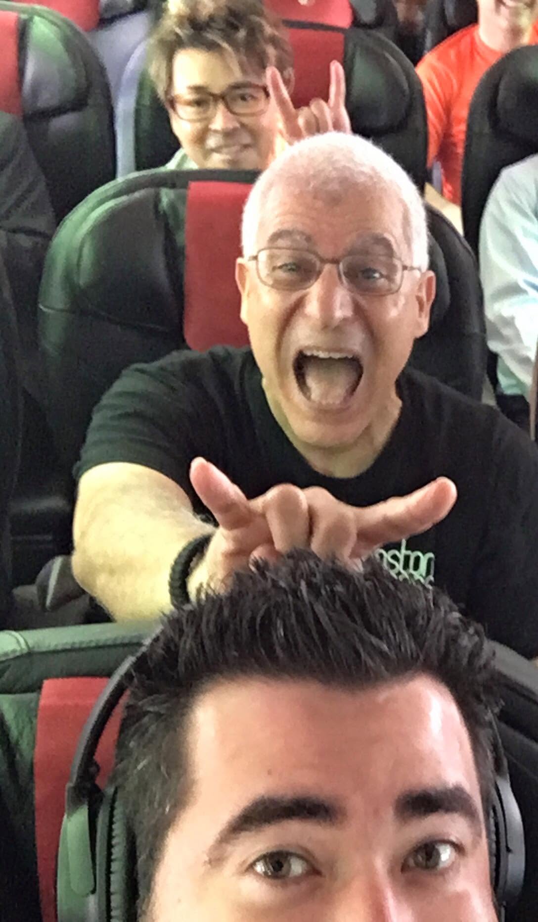 Sam Pilafian on the Plane!